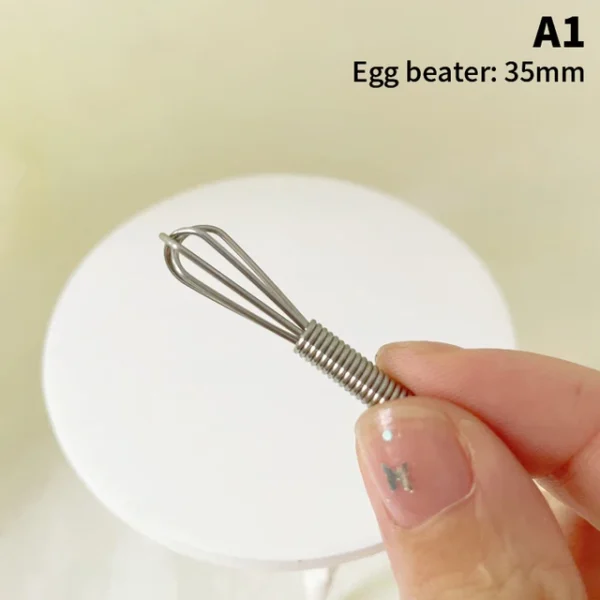 Miniature Egg with Egg Trays Bowl Whisk 1:12 - Image 7